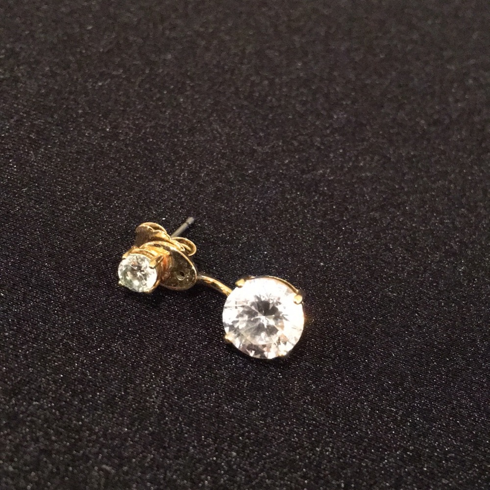 Single Gold Metal Earring